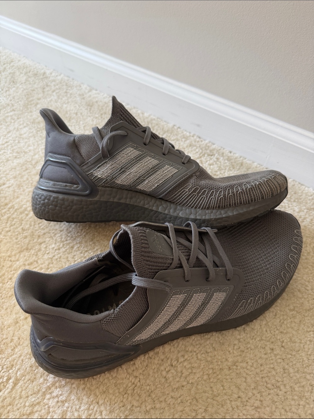 adidas Men's Dark Grey UltraBoost Shoes